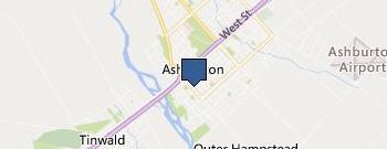 The Bagpiper location map