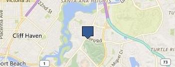 Newport Beach Mobile Auto Glass location map