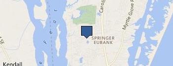 LED Service location map