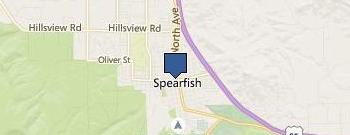 Black Hills Getaways location map