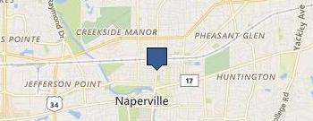 Dentist Naperville Lenz location map
