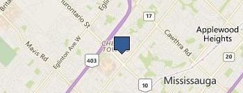 Local Mississauga Locksmith location map