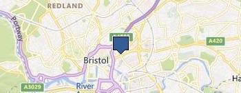 AA Taxis Bristol location map