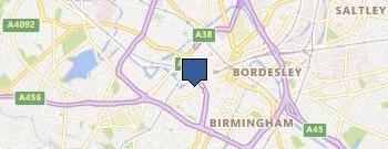 Birmingham Roofers location map
