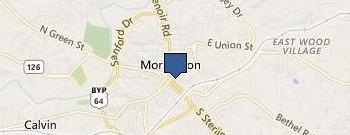 Case Tree Service Morganton location map