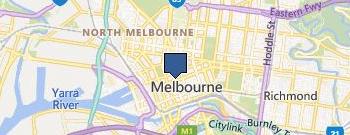 Melbourne  location map