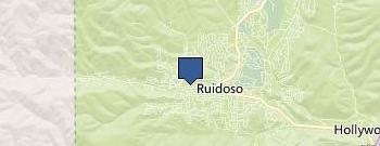 Ruidoso Lodge Cabins location map
