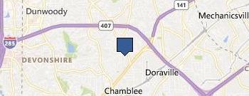Leak Detection of Atlanta location map