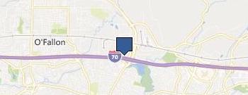 Garage Door Repair Specialists O’Fallon location map