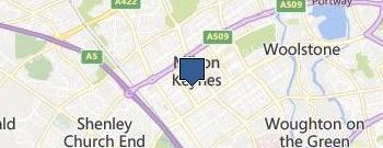 BMF Servicing location map