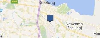 Pest Control Geelong location map