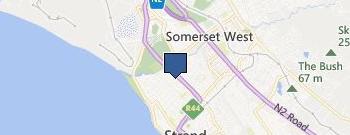 Somerset West Web Design and Development location map