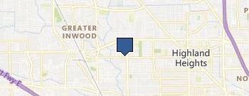 Texans decks location map