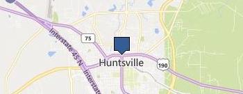 Huntsville Discount Wrecker location map