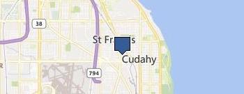 Cudahy Locksmith location map