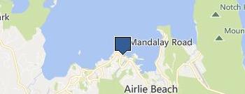 Whitsundays Yacht Charters location map