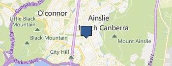 Pest Control Braddon location map