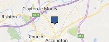 Wedding Photographer Blackburn location map