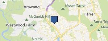 Pest Control Kambah location map