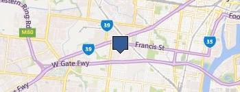 indoor plants delivery in Melbourne location map