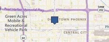 Legacy Roof Repair Phoenix location map