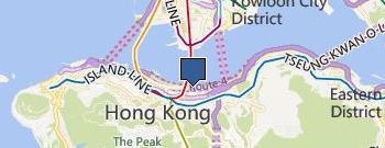 GS1 HK location map