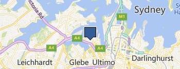 Pest Control Pyrmont location map