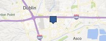 Pleasanton Workspace location map