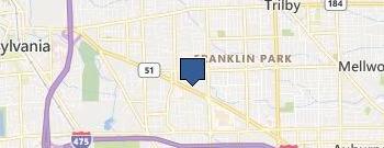 HOTWORX - Toledo, OH (Monroe St.) location map