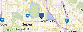 Pest Control Wembley location map