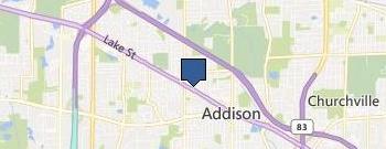 Addison Lock And Locksmith location map