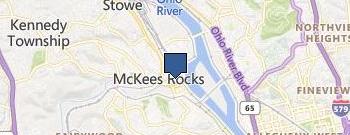 McKees Rocks Locksmith location map