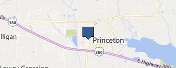 Princeton Greener Earth Tree Service location map