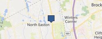 North Easton Locksmith location map