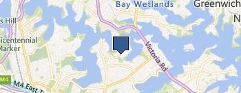 Dance Studios Sydney location map