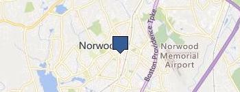Norwood Locksmith Service location map