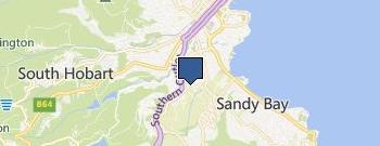 Hobart Bricklayers location map