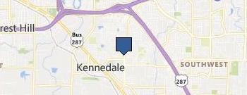 Kennedale Locksmith Service location map