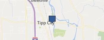 Tipp City Locksmith Service location map