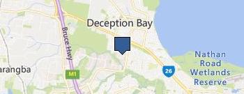 Out and About Healthcare Brisbane location map