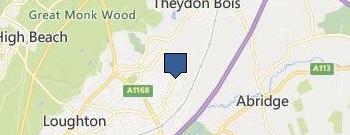 Funky Fighters location map