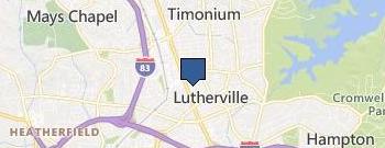 Lutherville Timonium Locksmiths location map
