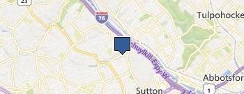 Bala Cynwyd Locksmith Service location map