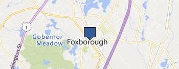Foxboro Locksmith Service location map