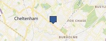 Elkins Park Locksmith Service location map