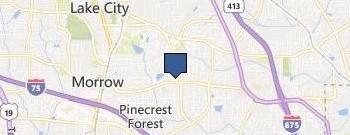 Morrow Locksmith Store location map