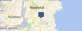 Randwick Automotive location map
