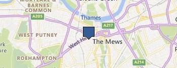 Carpenters Wandsworth location map