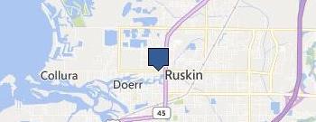 Ruskin Locksmith Store location map