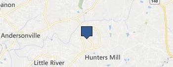 HVAC Woodstock GA location map